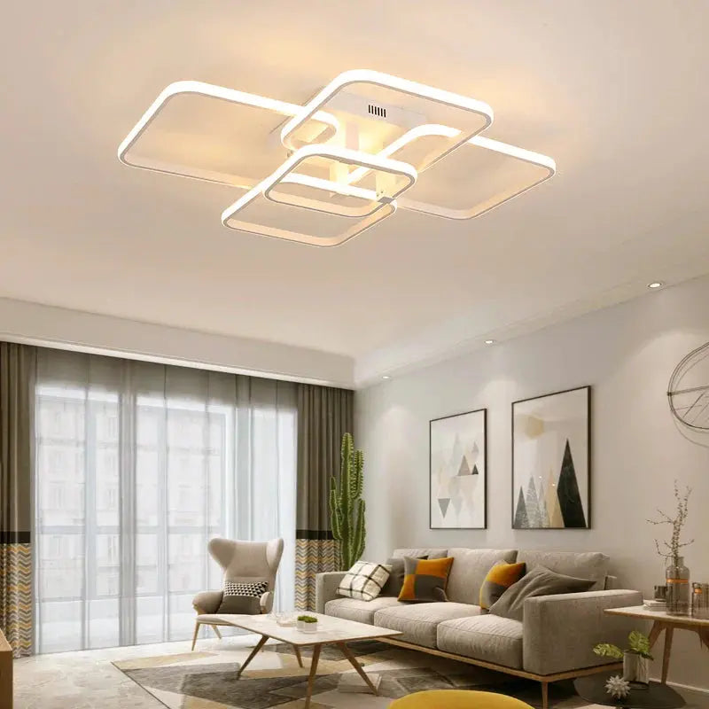 Plafonnier LED Carré | Hana