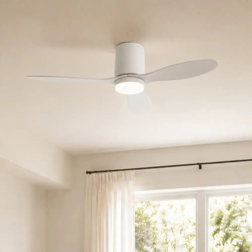 Ventilateur de Plafond Blanc LED | Elya
