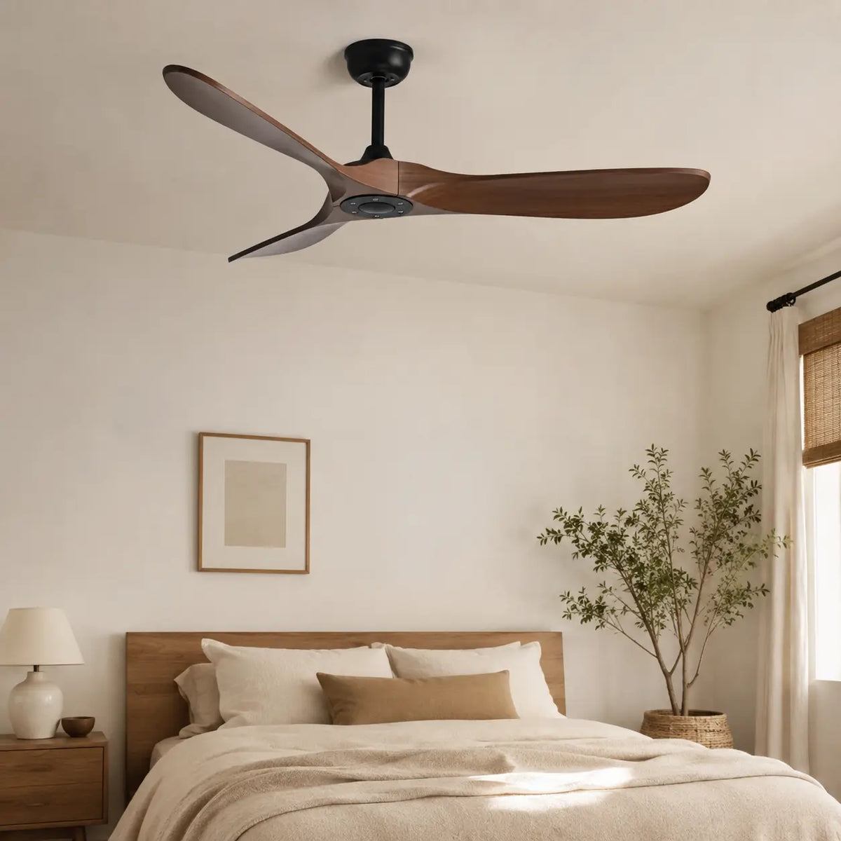 Ventilateur de Plafond Vintage Bois | Ivalo