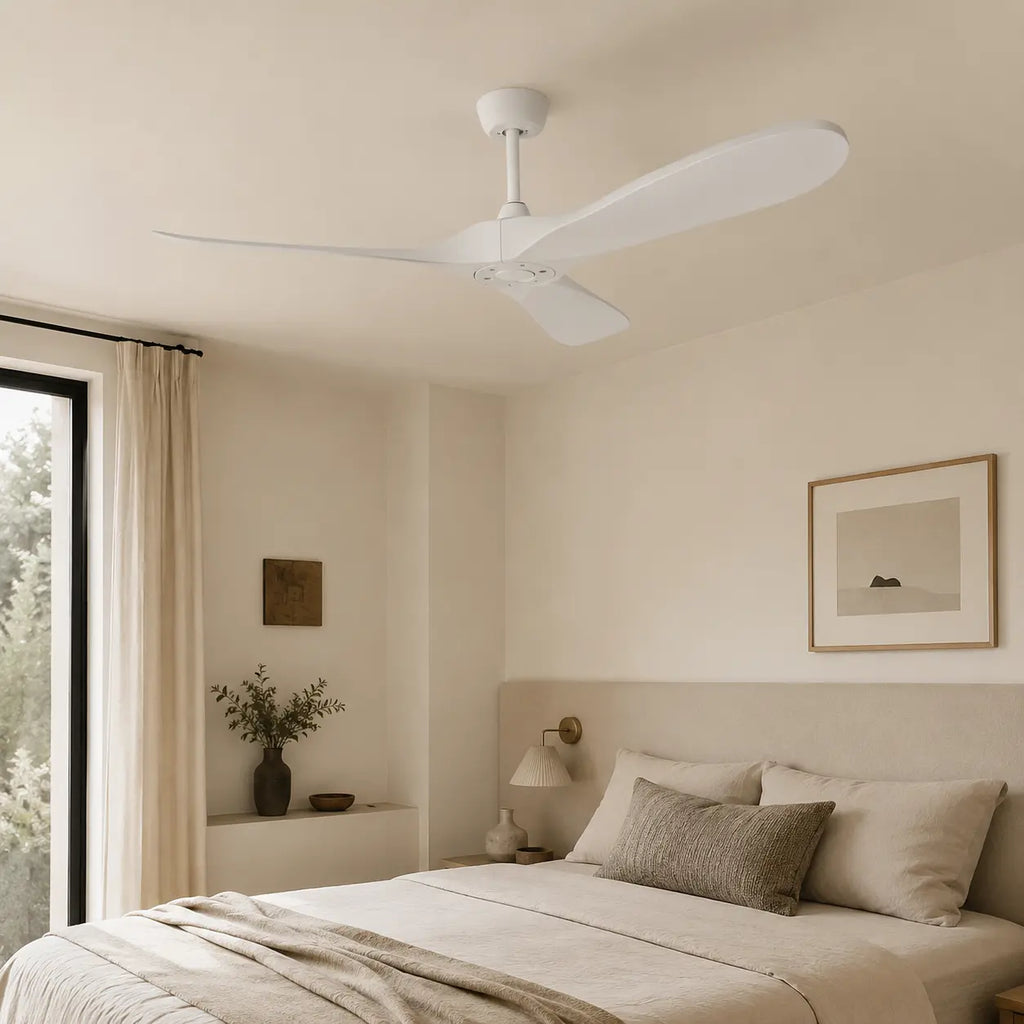 Ventilateur de Plafond Vintage Blanc | Linoa