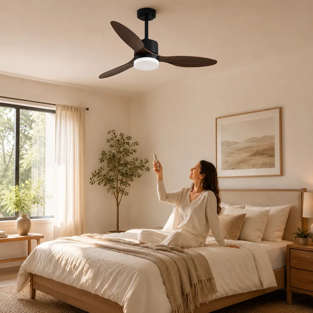Ventilateur de Plafond Épuré LED | Ovia