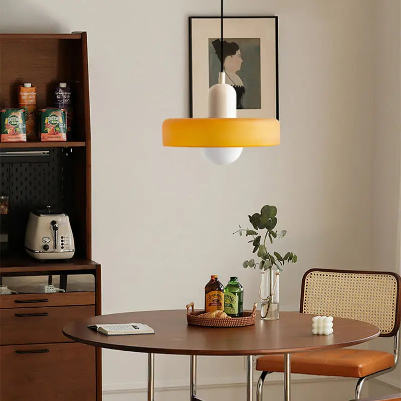 Lampe Suspendue en Verre Coloré Mellan | Sita