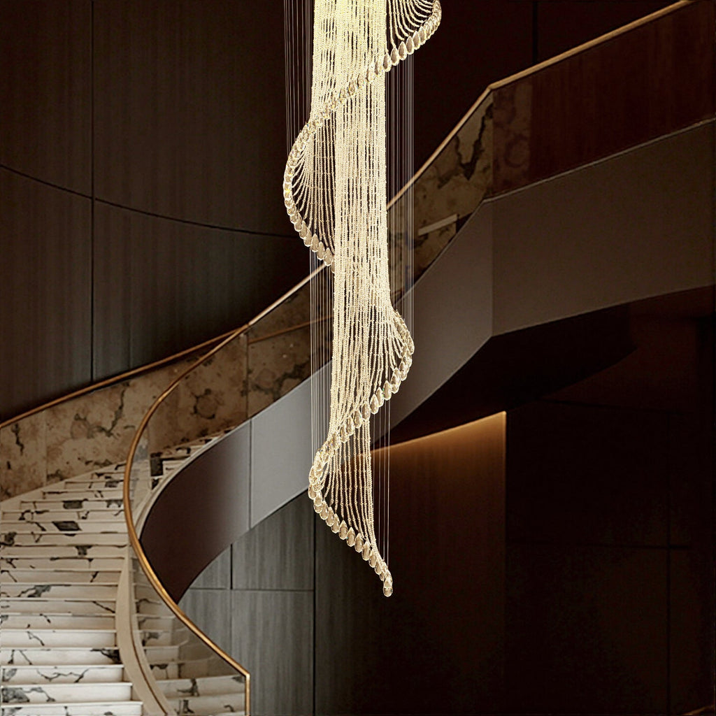 Lustre Spirale Cristal Design | Moka