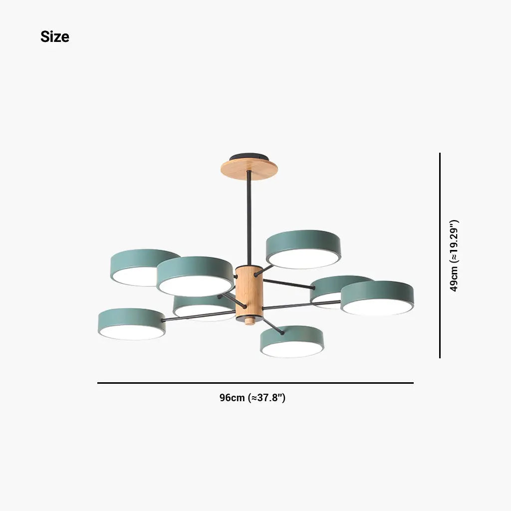 Plafonnier Multi-bras Style Nordique | Sili