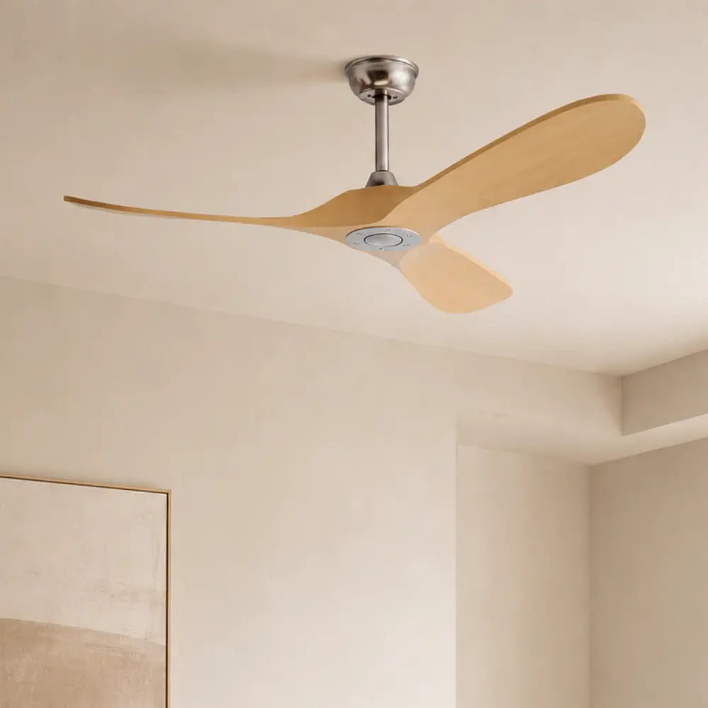 Ventilateur de Plafond Bois Clair Vintage | Noa