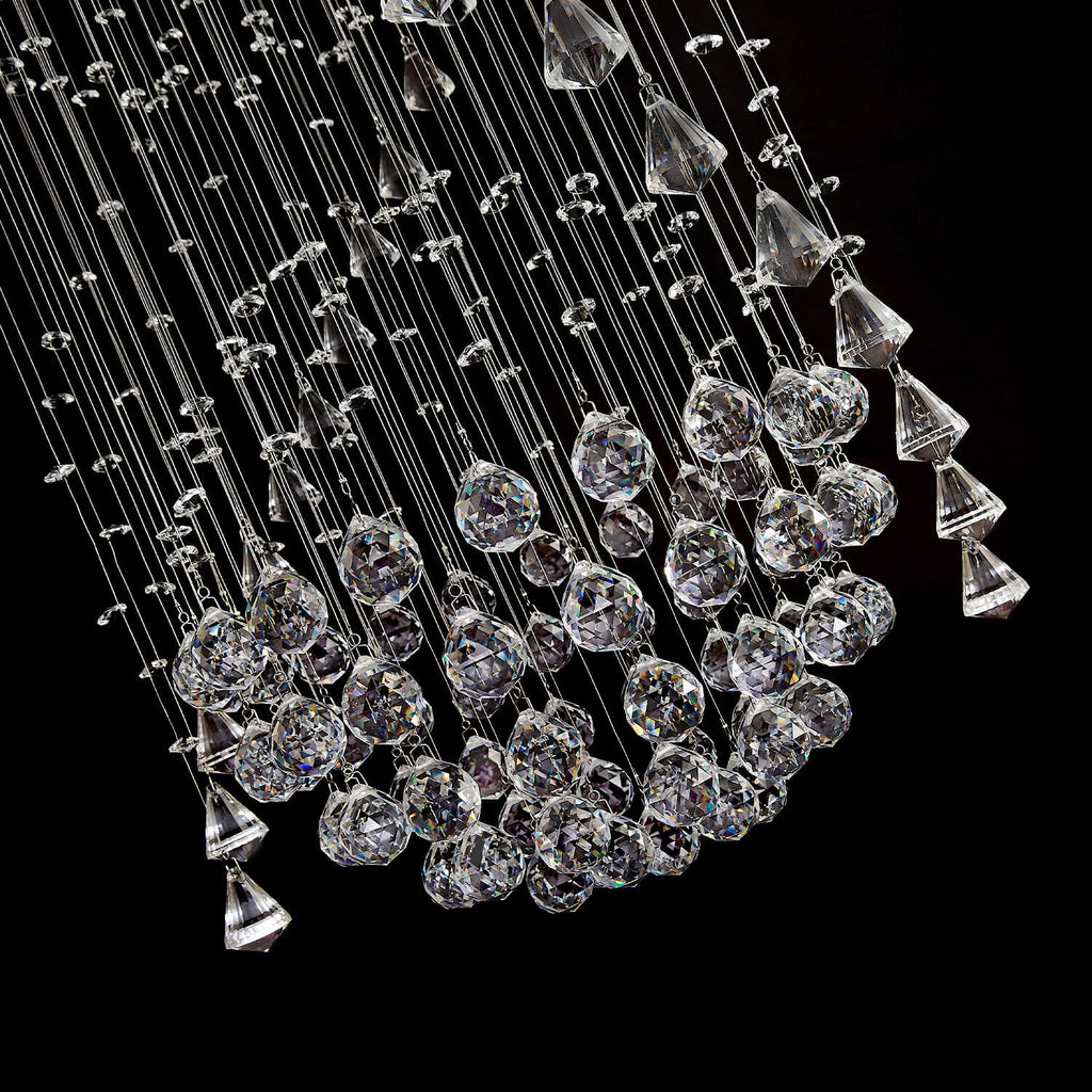 Lustre Spirale Cristal Escalier | Mira