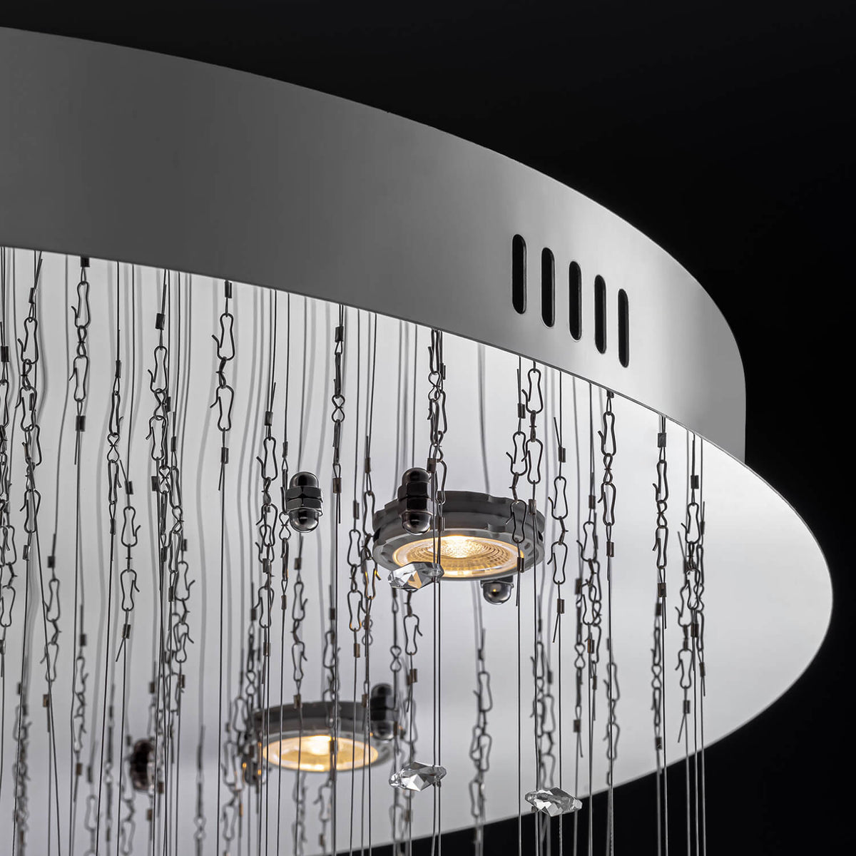 Lustre Spirale Cristal Escalier | Mira