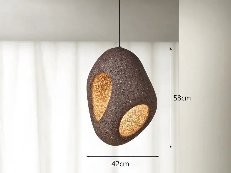 Lampe Suspendue Japonaise en Résine | Fali