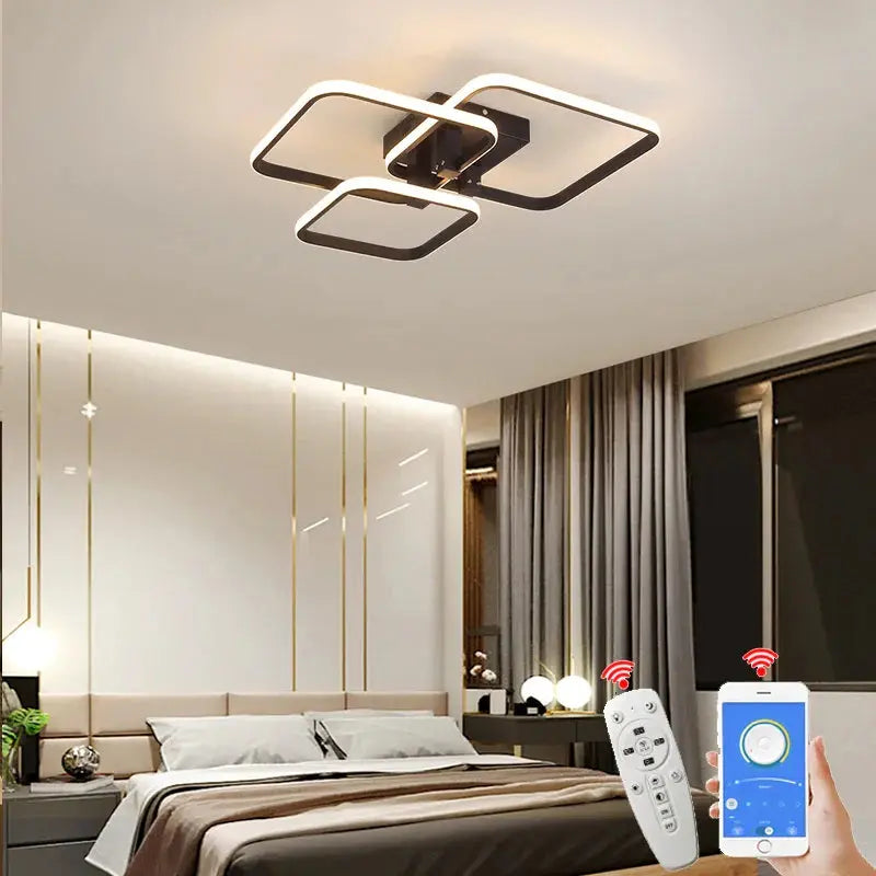 Plafonnier LED Carré | Hana