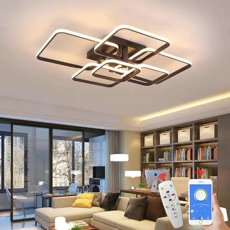 Plafonnier LED Carré | Hana