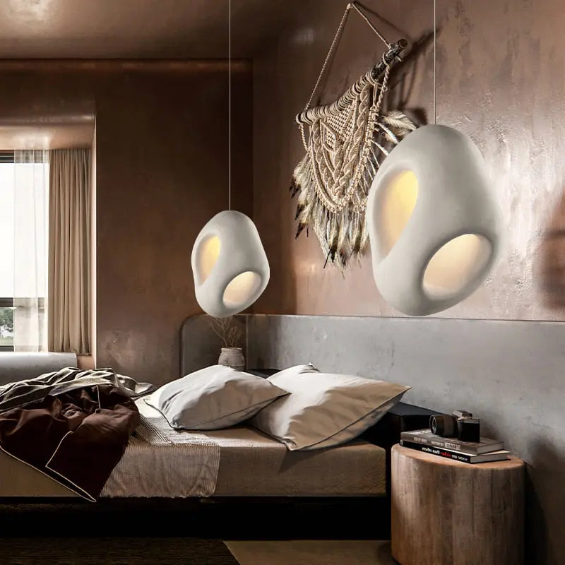 Lampe Suspendue Japonaise en Résine | Fali