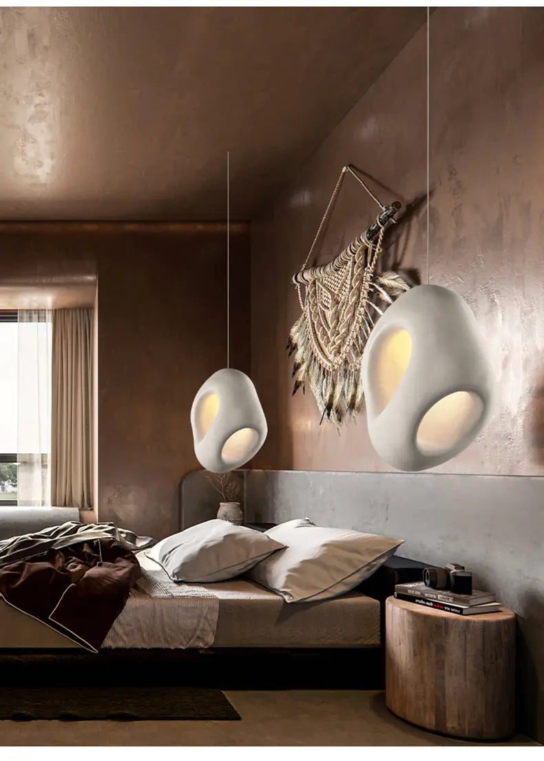 Lampe Suspendue Japonaise en Résine | Fali
