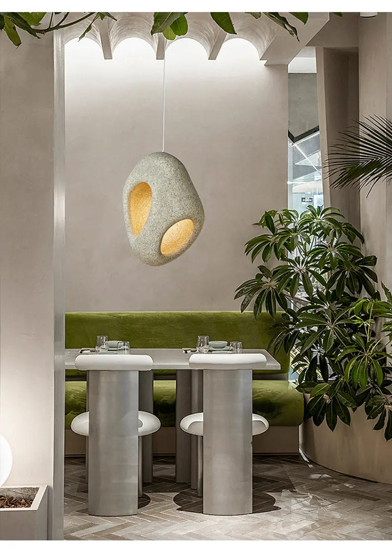Lampe Suspendue Japonaise en Résine | Fali
