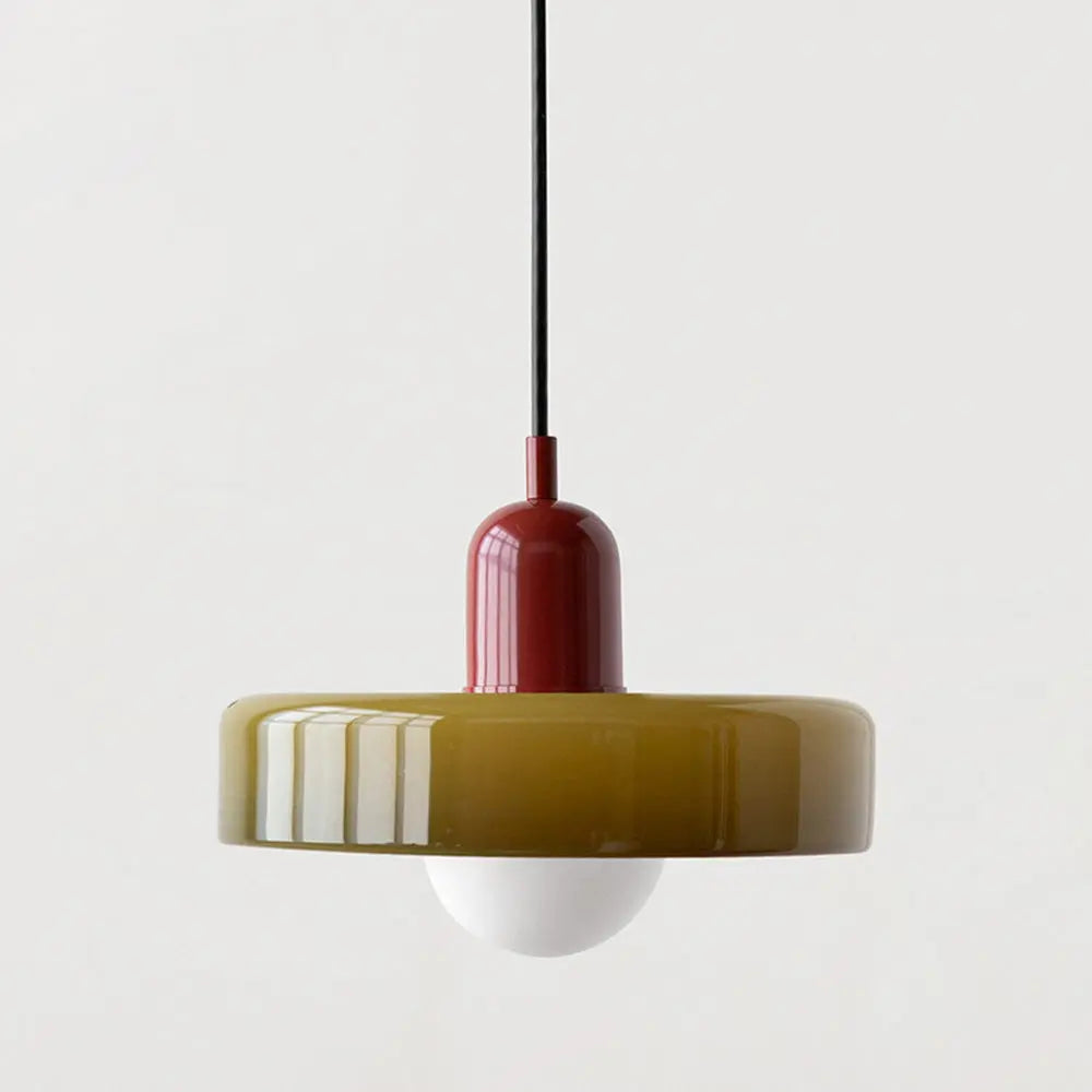 Lampe Suspendue en Verre Coloré Mellan | Sita
