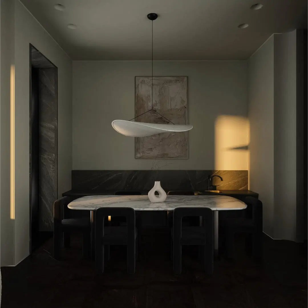 Lampe Suspendue Wabi Sabi en Soie | Kira