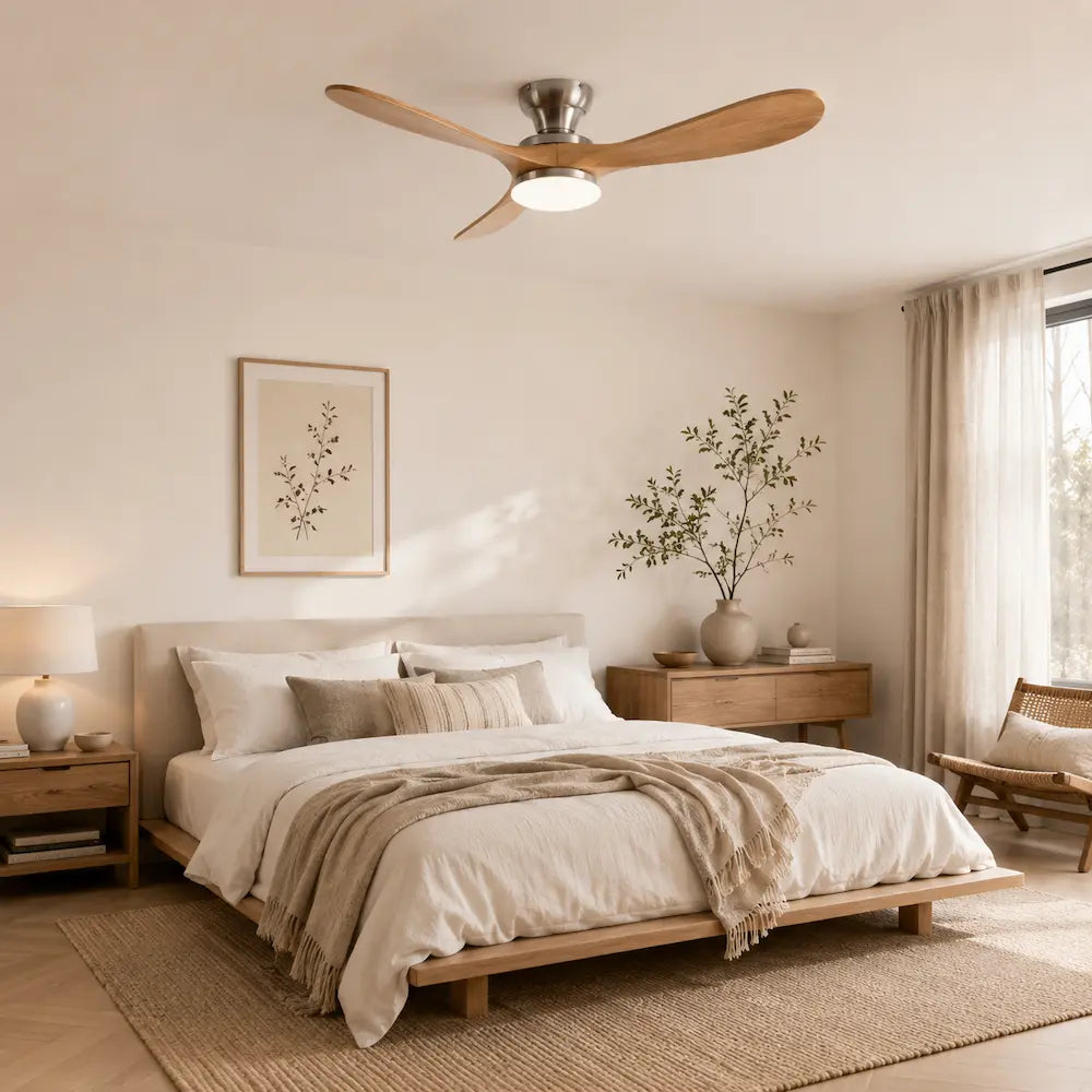 Ventilateur de Plafond Naturel LED | Tavio