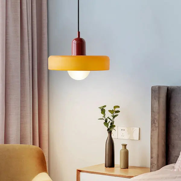 Lampe Suspendue en Verre Coloré Mellan | Sita
