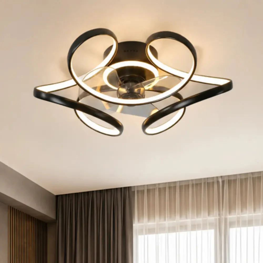 Ventilateur de Plafond Artistique LED | Belia