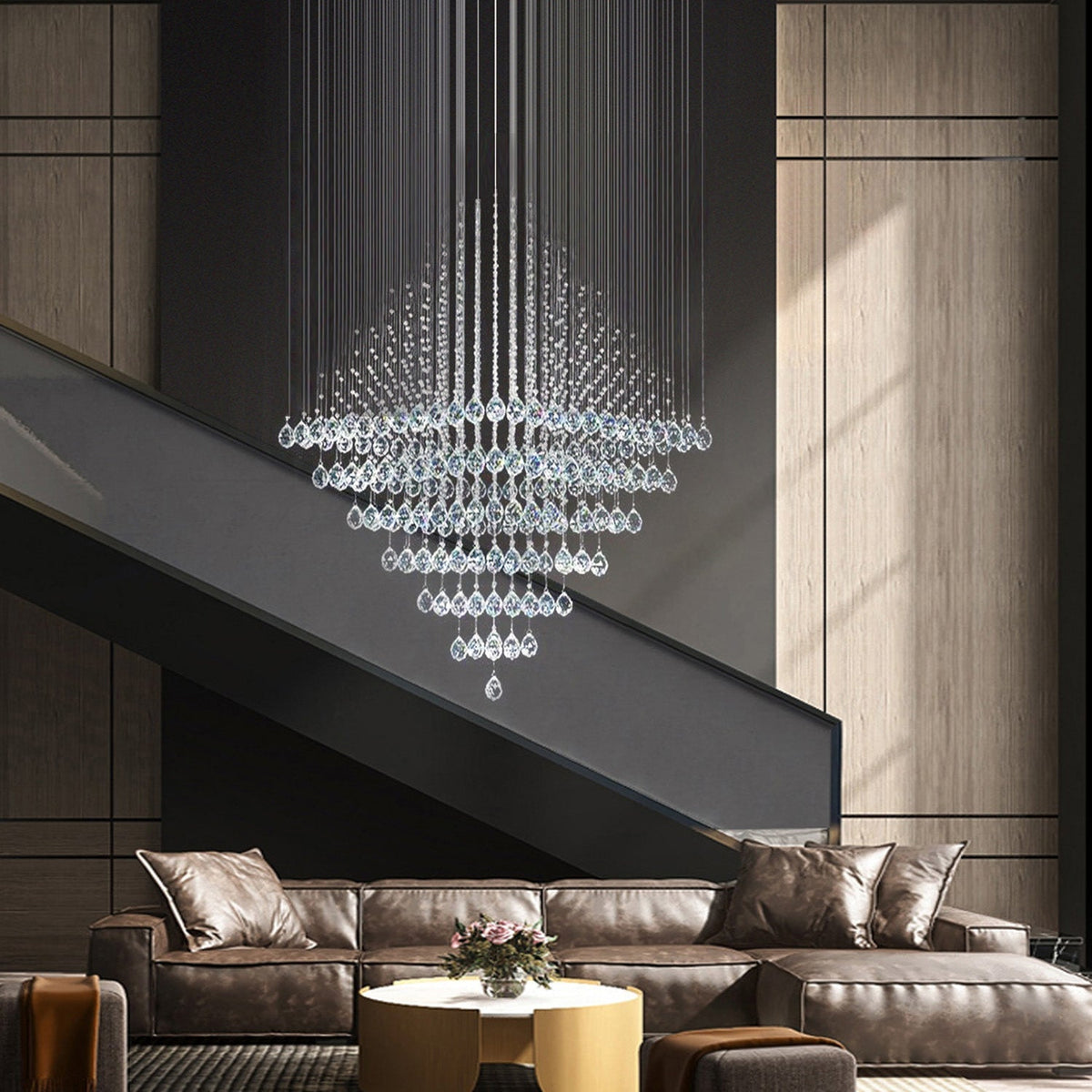 Lustre Diamant Cristal Chrome | Nata