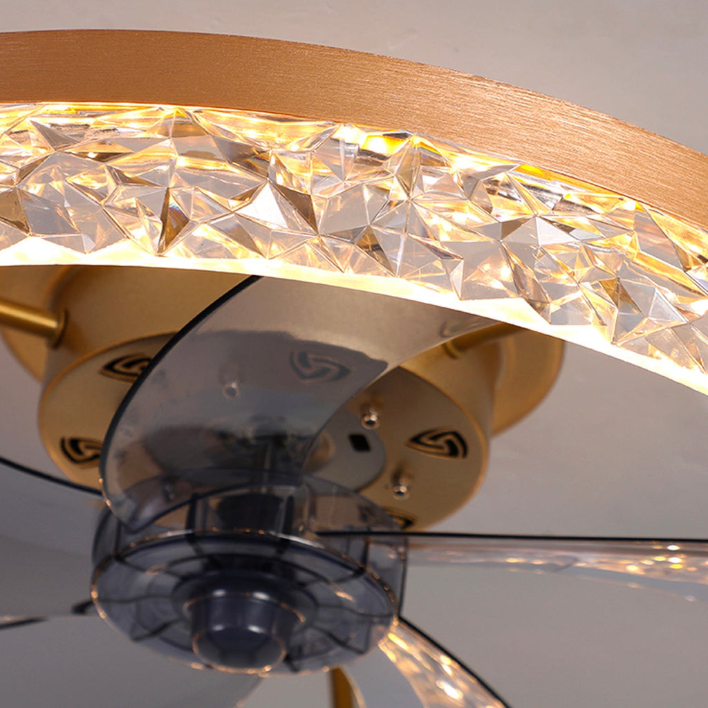 Plafonnier Ventilateur Rond Intégré | Lata