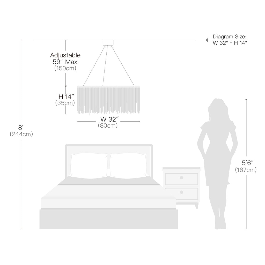 Lustre Rond Aluminium Moderne | Kalo