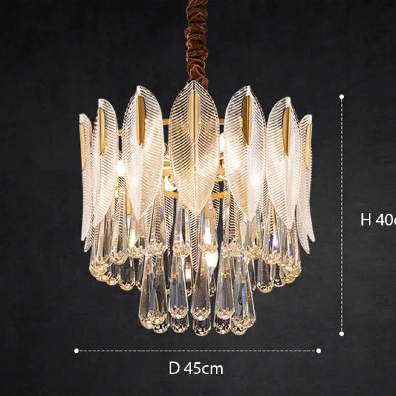 Lustre Suspension en Cristal Élégant | Olo