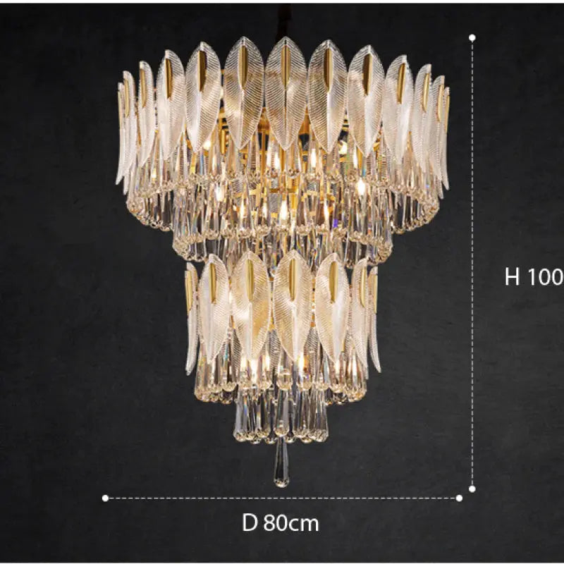 Lustre Suspension en Cristal Élégant | Olo