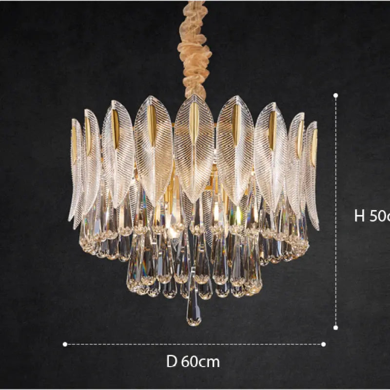 Lustre Suspension en Cristal Élégant | Olo