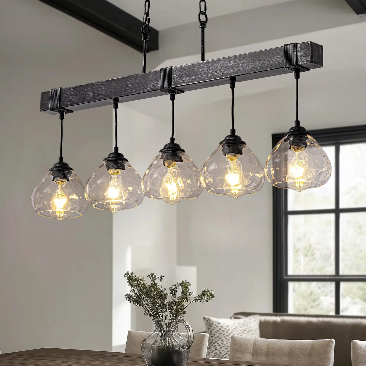 Lustre Cristal Style Farmhouse Chic | Nuro