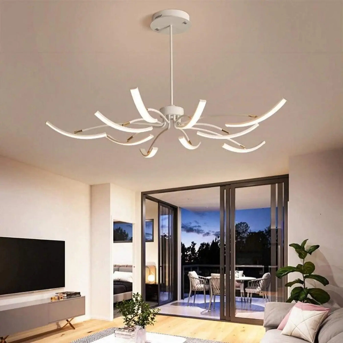 Grand Plafonnier LED Moderne | Lali