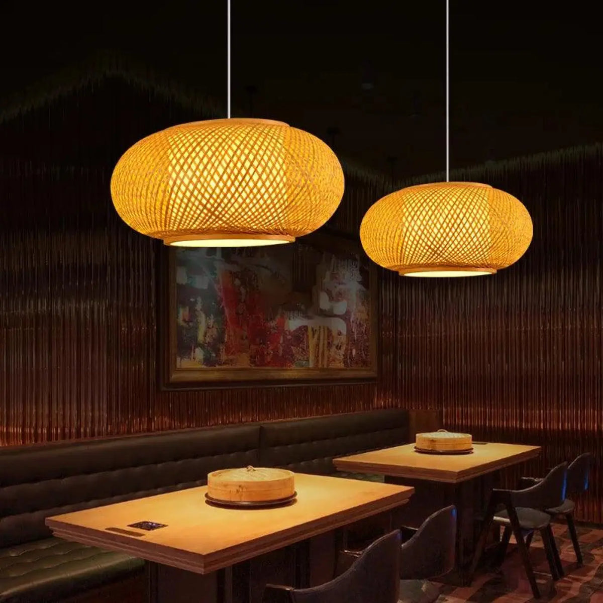 Grande Suspension en Rotin Naturel | Bena