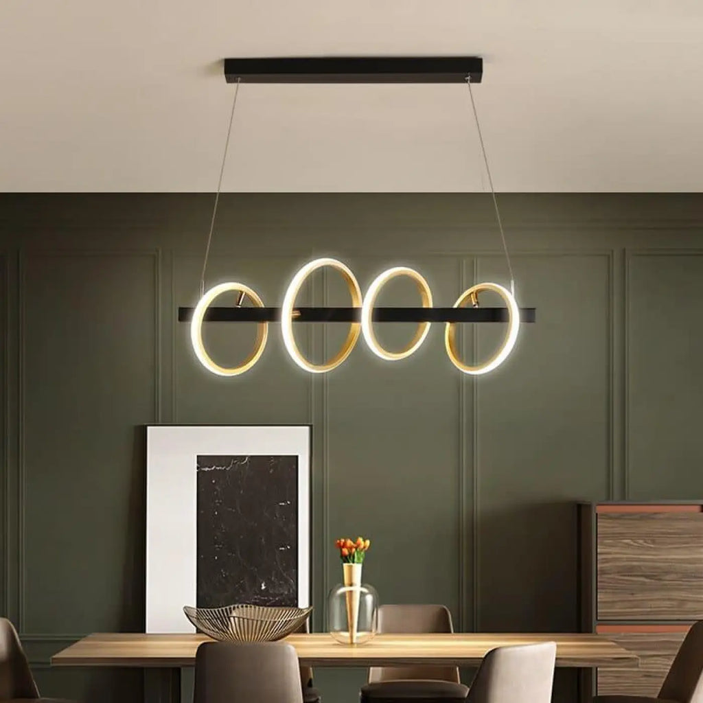 Lampe Suspendue Design Dorée | Kili
