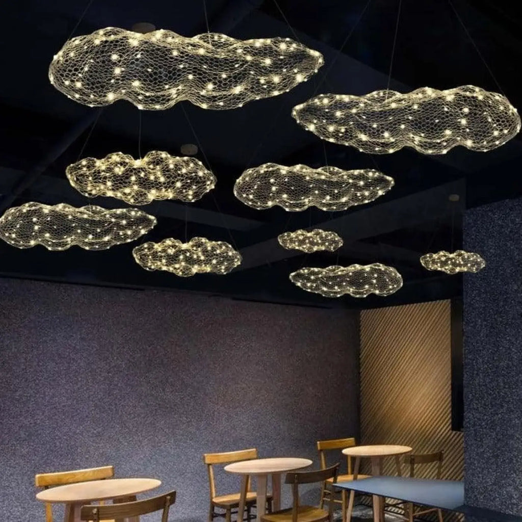 Lampe Suspendue LED Dorée | Naka