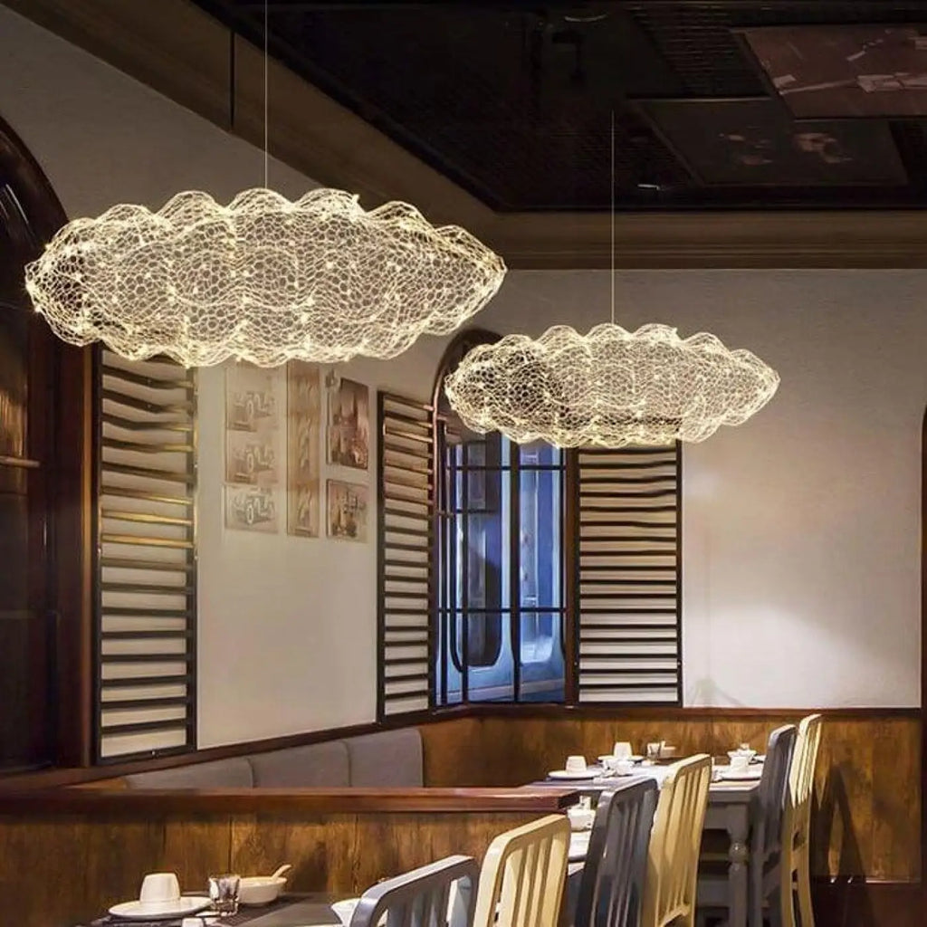 Lampe Suspendue LED Dorée | Naka