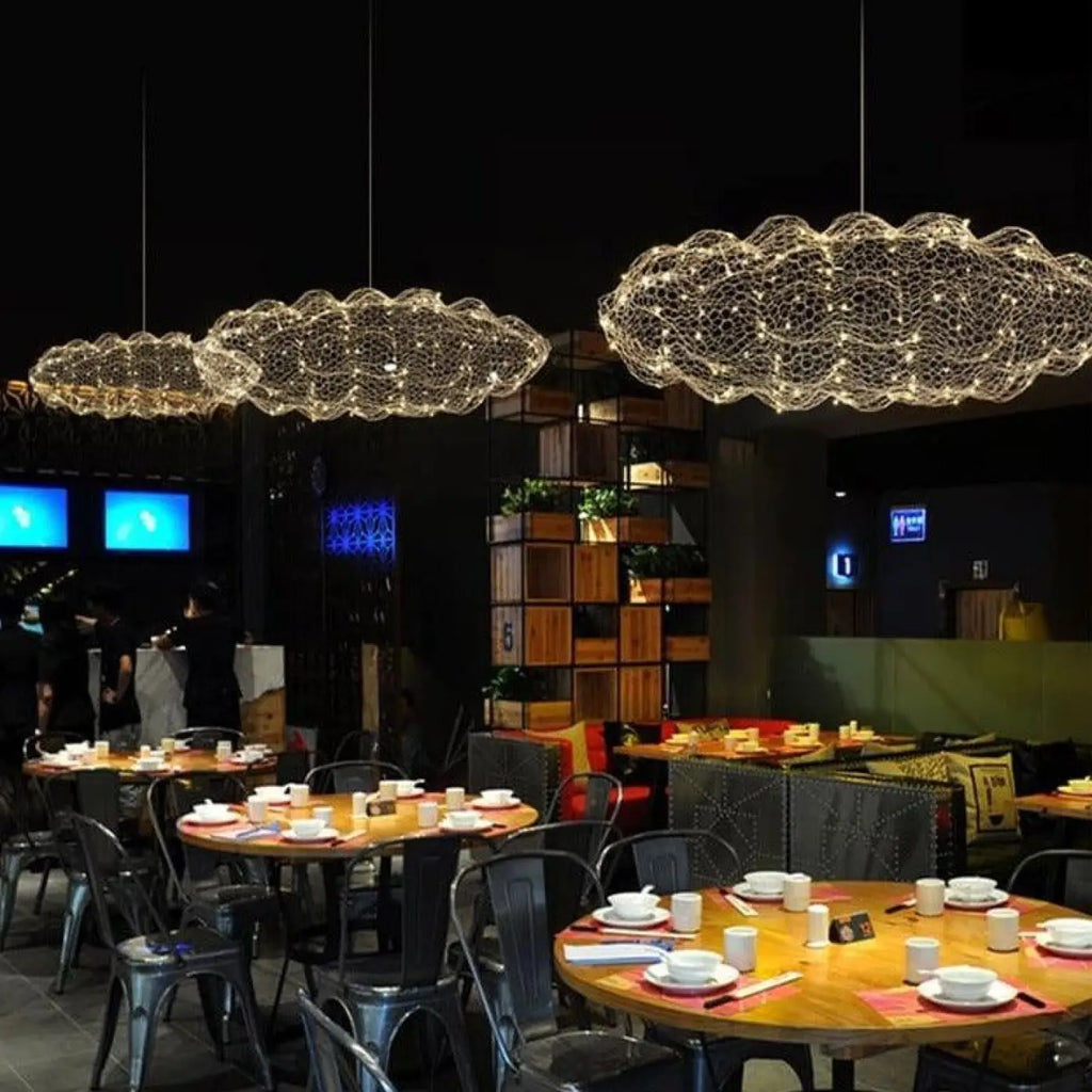 Lampe Suspendue LED Dorée | Naka