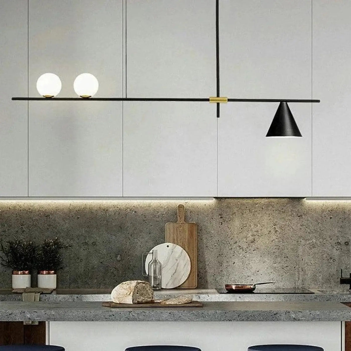 Plafonnier Boule Opaline | Tila