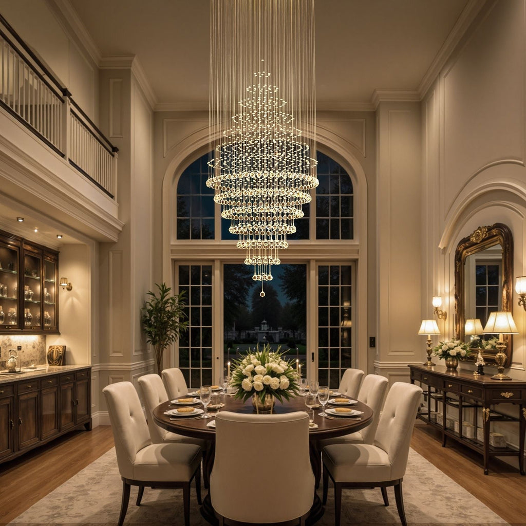 Lustre Spirale Cristal Grand Format | Lasa
