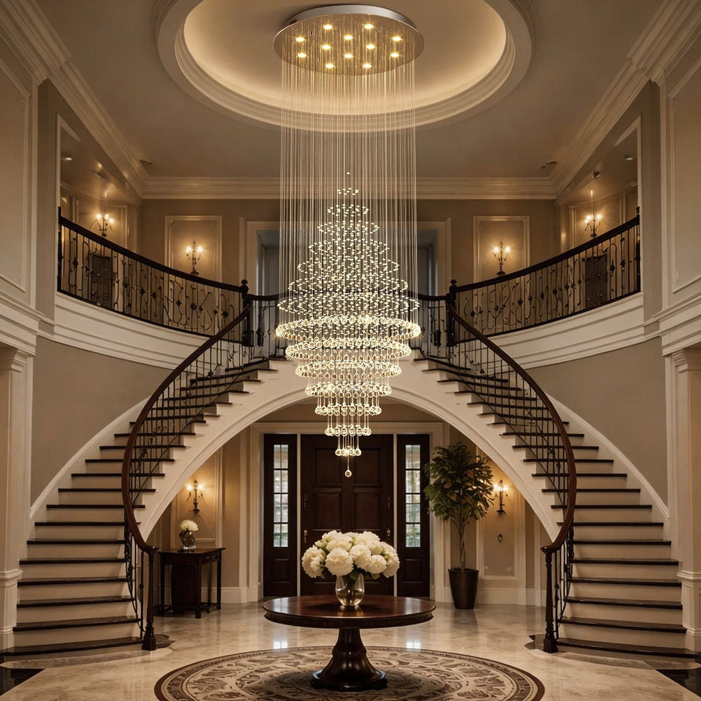 Lustre Spirale Cristal Grand Format | Lasa