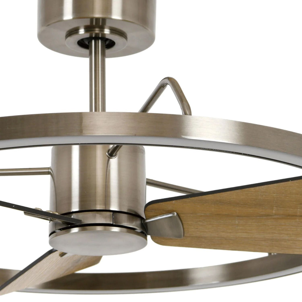 Plafonnier Ventilateur Anneau Laiton | Selo