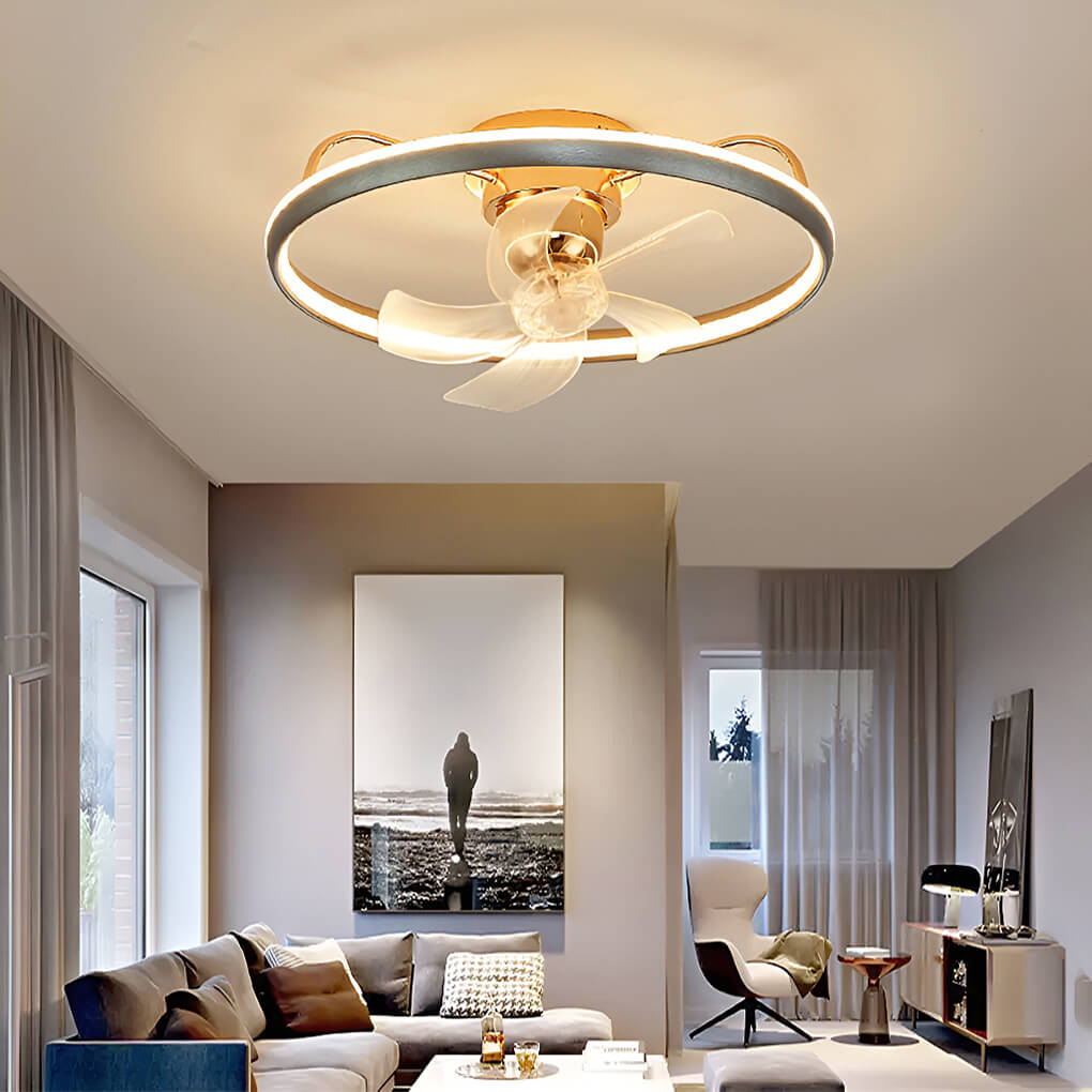 Plafonnier Ventilateur Rond Moderne | Somo