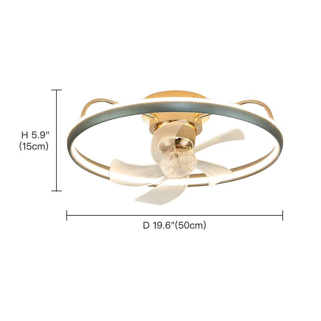 Plafonnier Ventilateur Rond Moderne | Somo