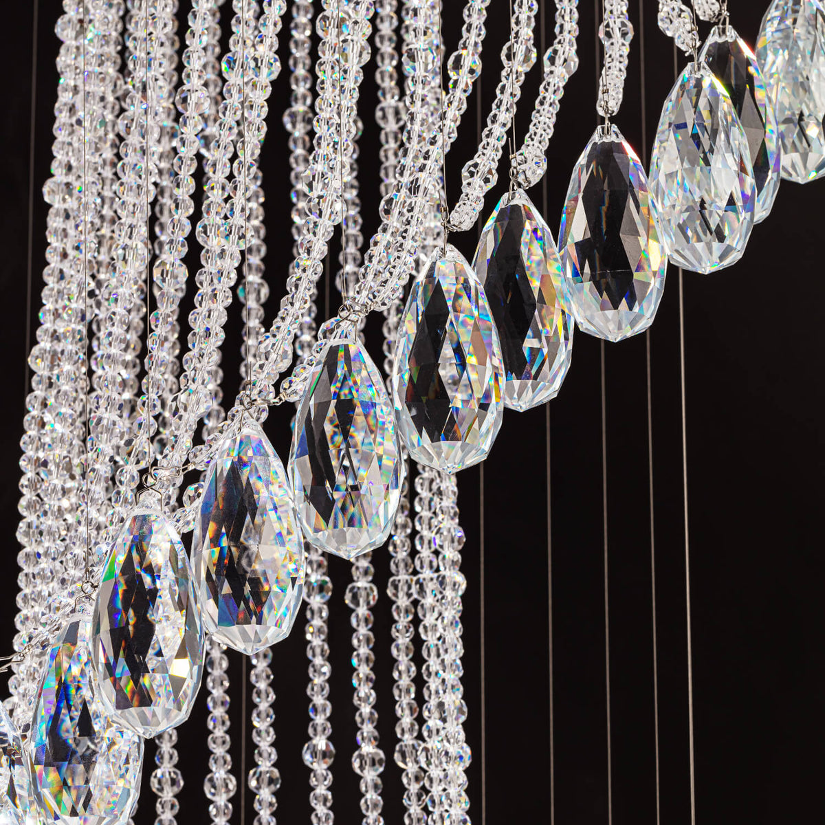 Lustre Spirale Cristal Design | Moka