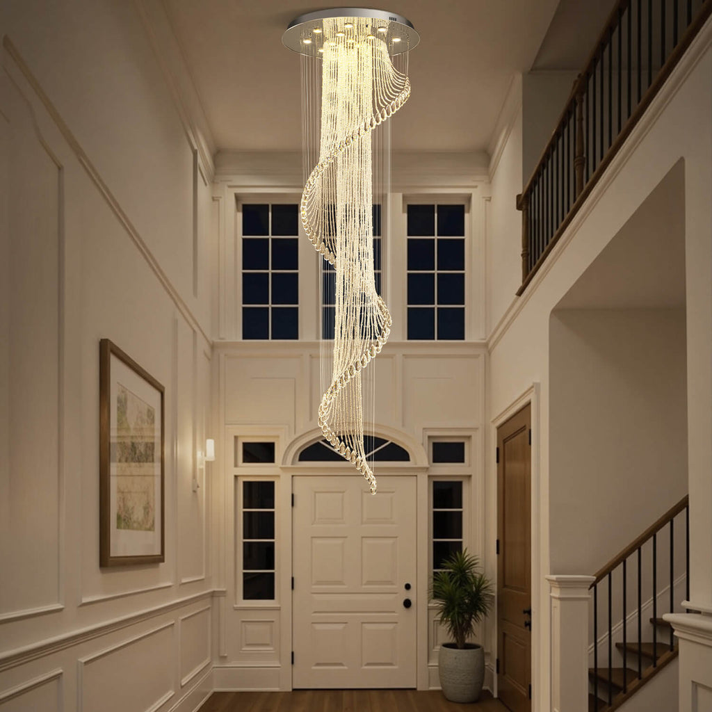 Lustre Spirale Cristal Design | Moka
