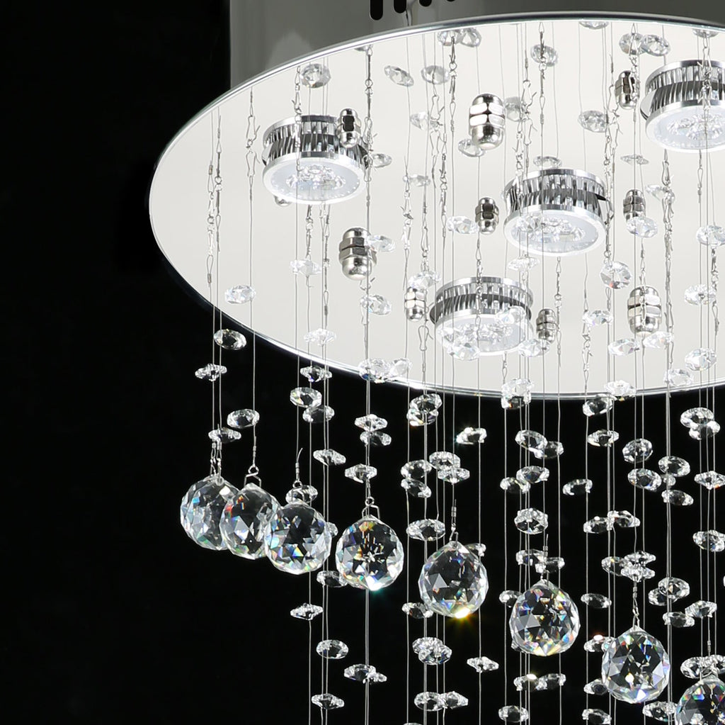 Lustre Spirale Cristal Escalier | Naro