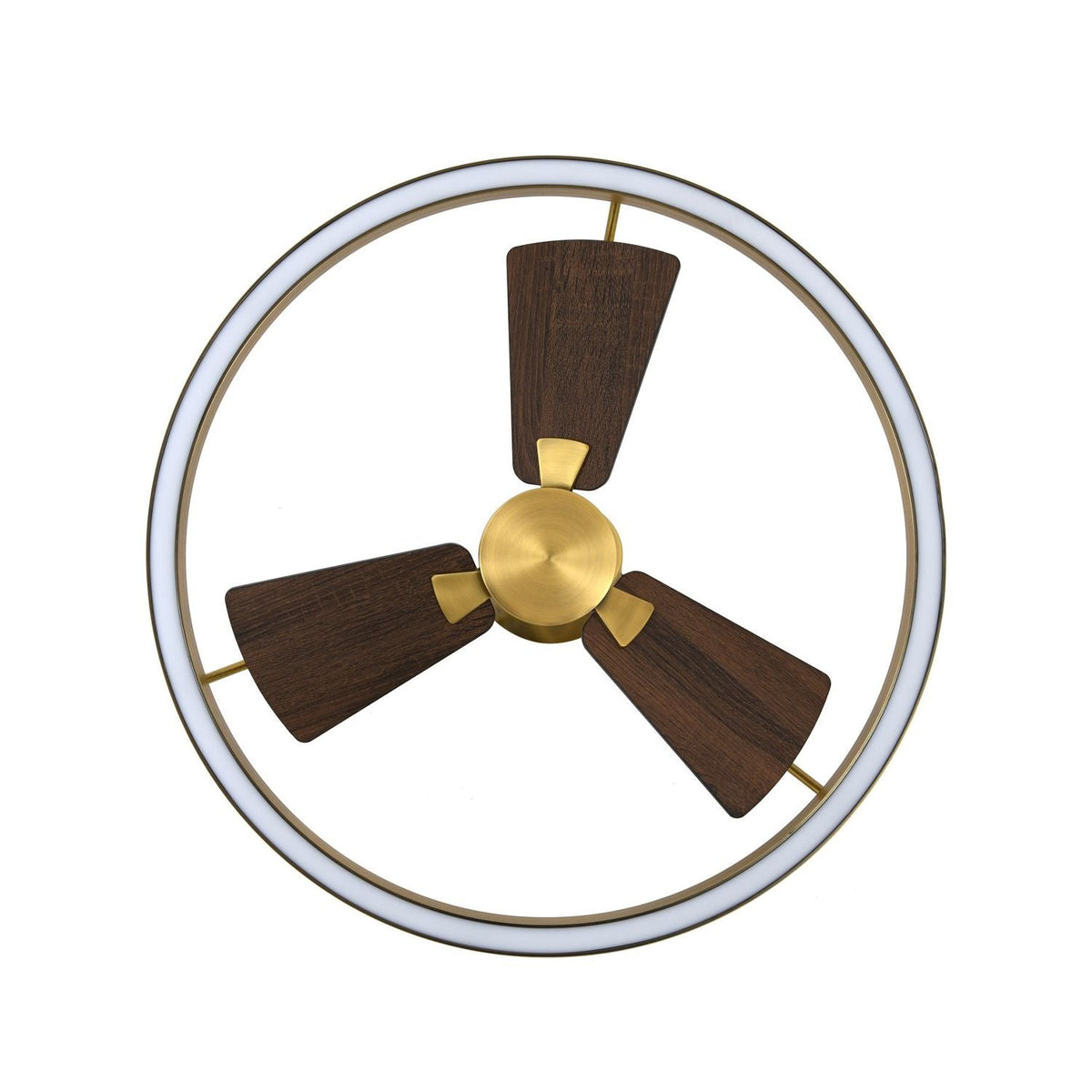 Plafonnier Ventilateur Anneau Laiton | Selo