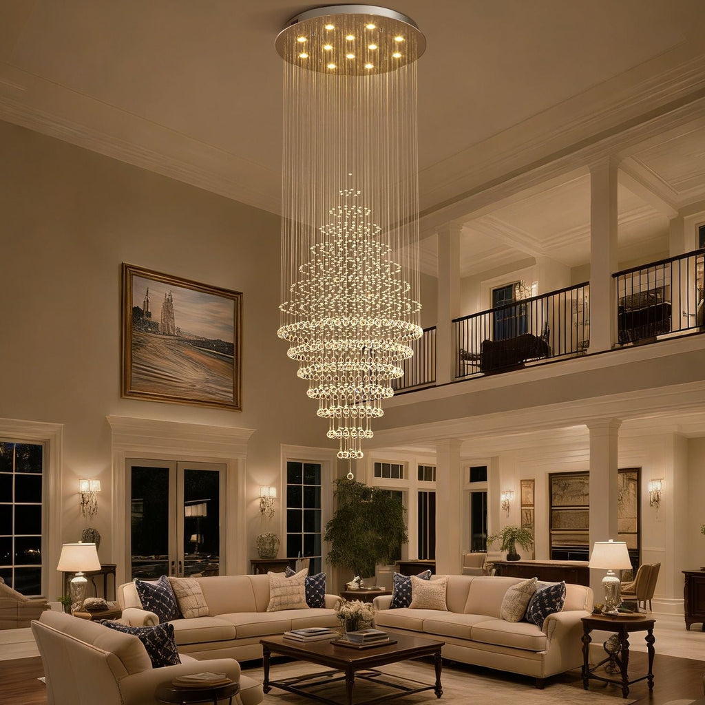 Lustre Spirale Cristal Grand Format | Lasa