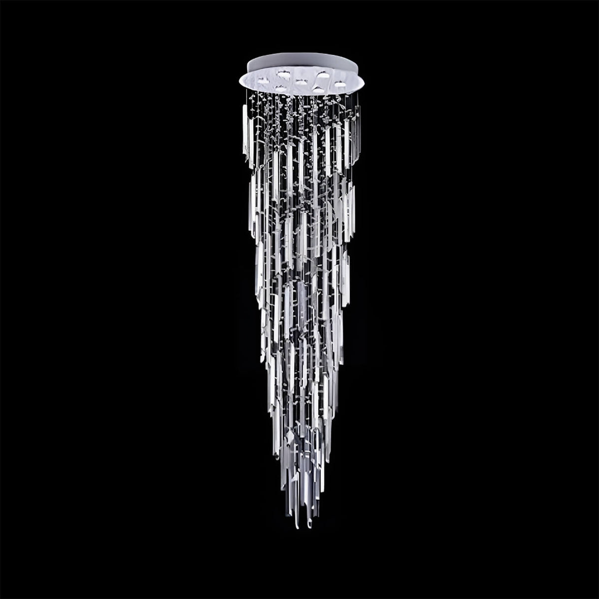Lustre Spirale Cristal Escalier | Rera