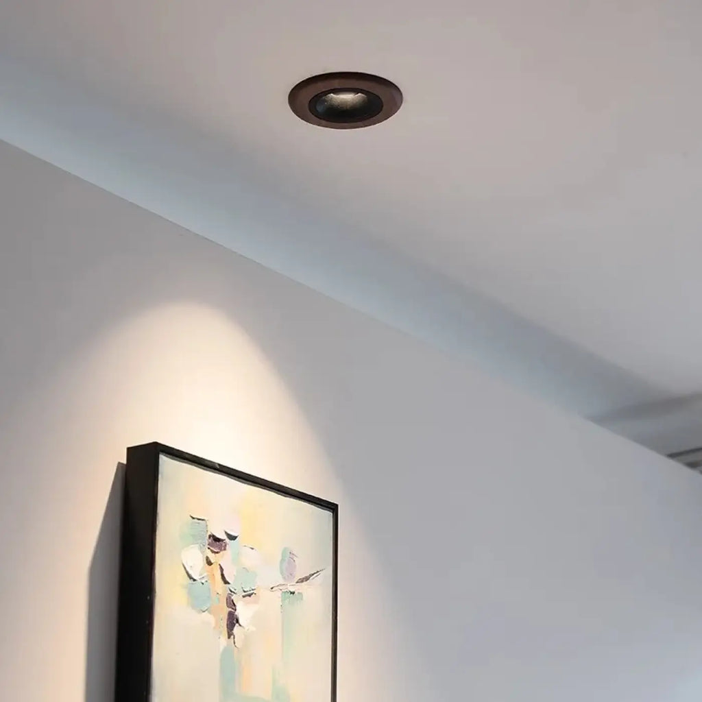 Plafonnier Bois et Noir Moderne | Jala