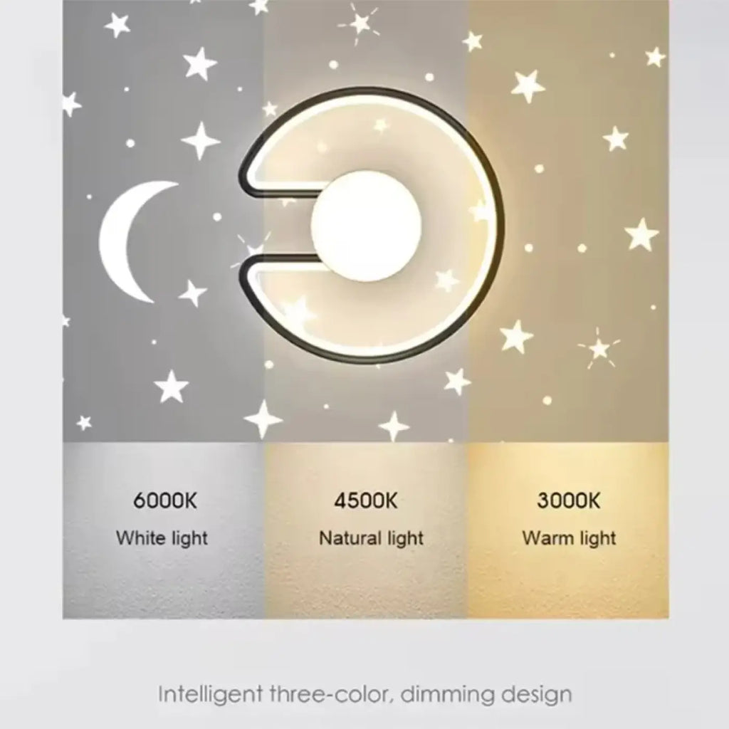 Plafonnier Globe Bicolore Design | Fara