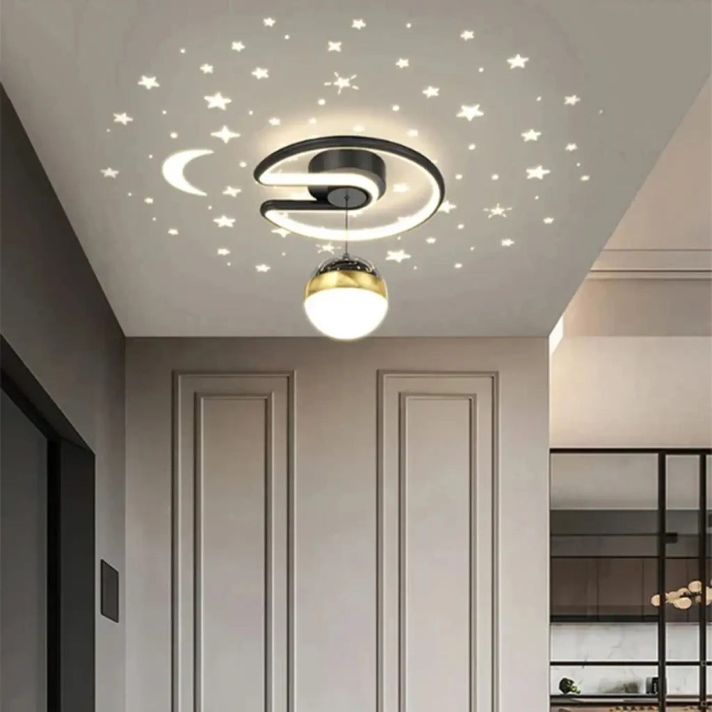 Plafonnier Globe Bicolore Design | Fara